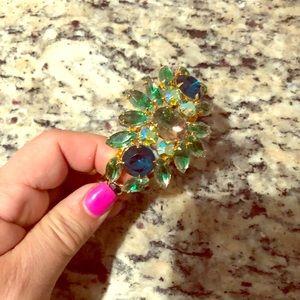 Beautiful bracelet with colored gem stones